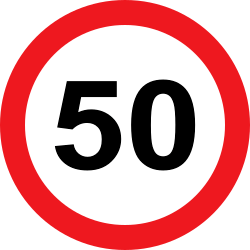 Speed Limit traffic sign