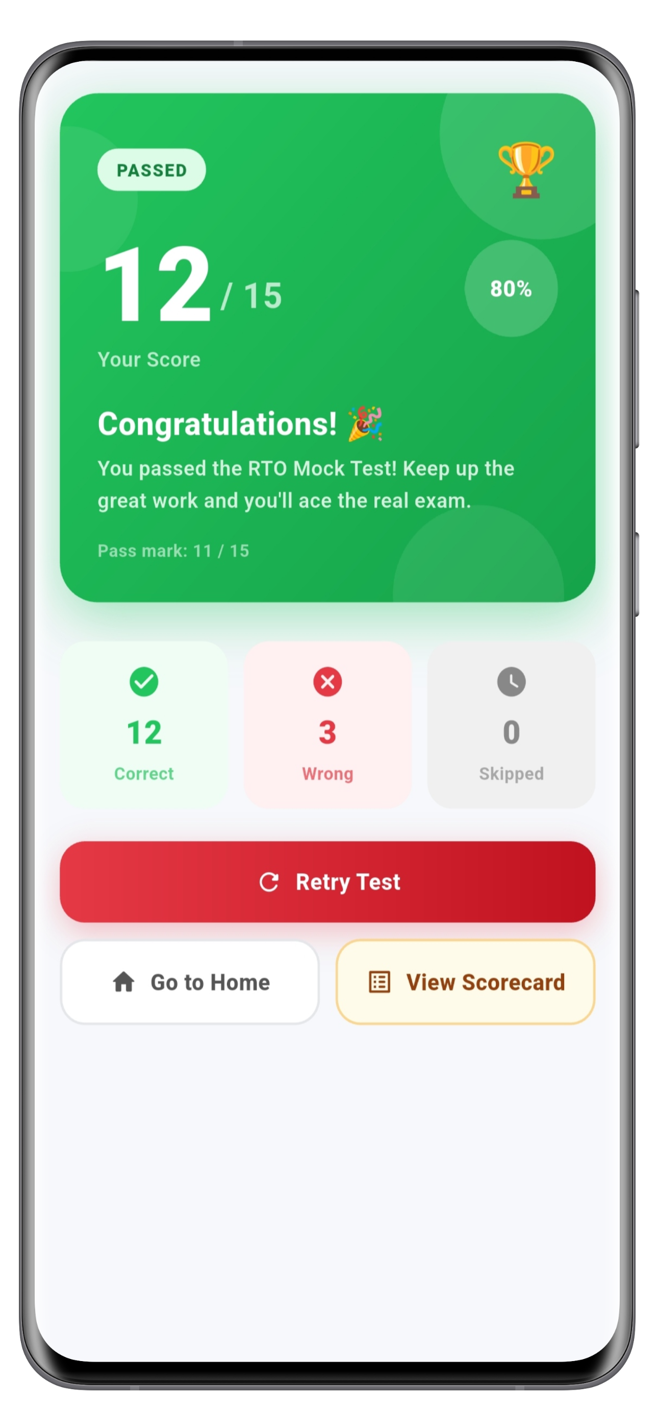 RTO Exam app screenshot 5