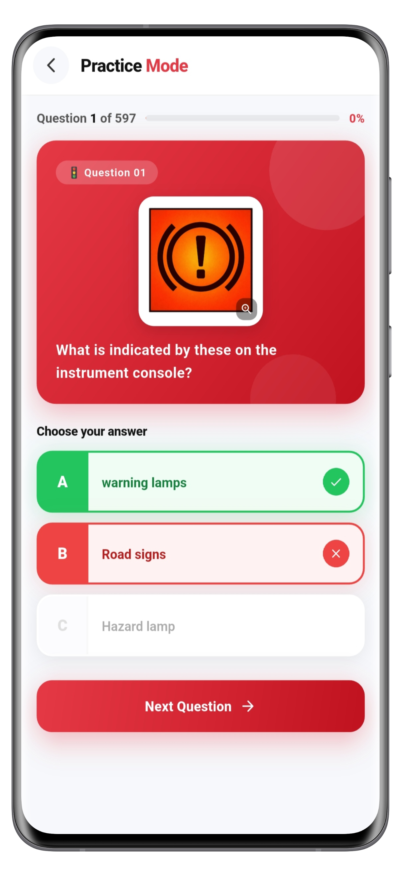 RTO Exam app screenshot 7